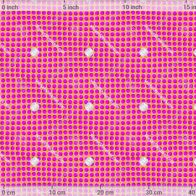 движущиеся изображение (оптическая иллюзия). узор с кругами розового цвета на оранжевом фоне by Mlanaa 476 DPI