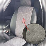 Авточехлы на Кия Спектра, Kia Spectra 2000-2011 г.в Premium Алькантара Ромб