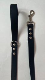 Поводок для собак Биотан, 25 мм, 7 м, черный