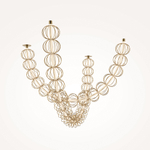 Подвесной светодиодный светильник Maytoni Golden Cage MOD216PL-L42G3K