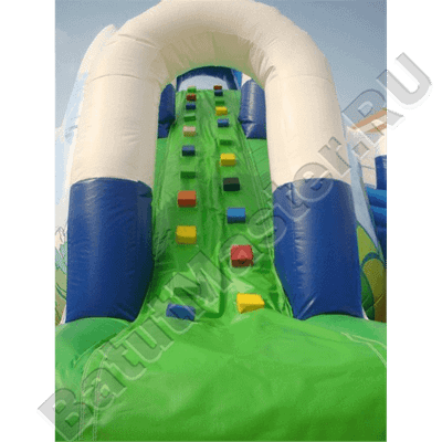 Коммерческий надувной батут «Ледяная гора», 12,5×11,5×9 м