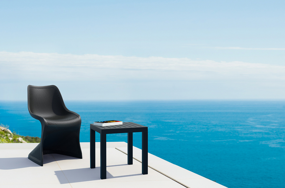 Столик пластиковый журнальный Siesta Contract Ocean Side Table, черный