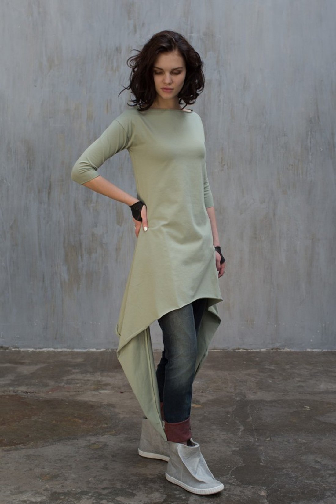Туника "Eva Basic Green Tea"