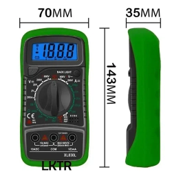 Мультиметр XL830L цифровой тестер измерительный электрический с прозвонкой вольтметр портативный токоизмерительный