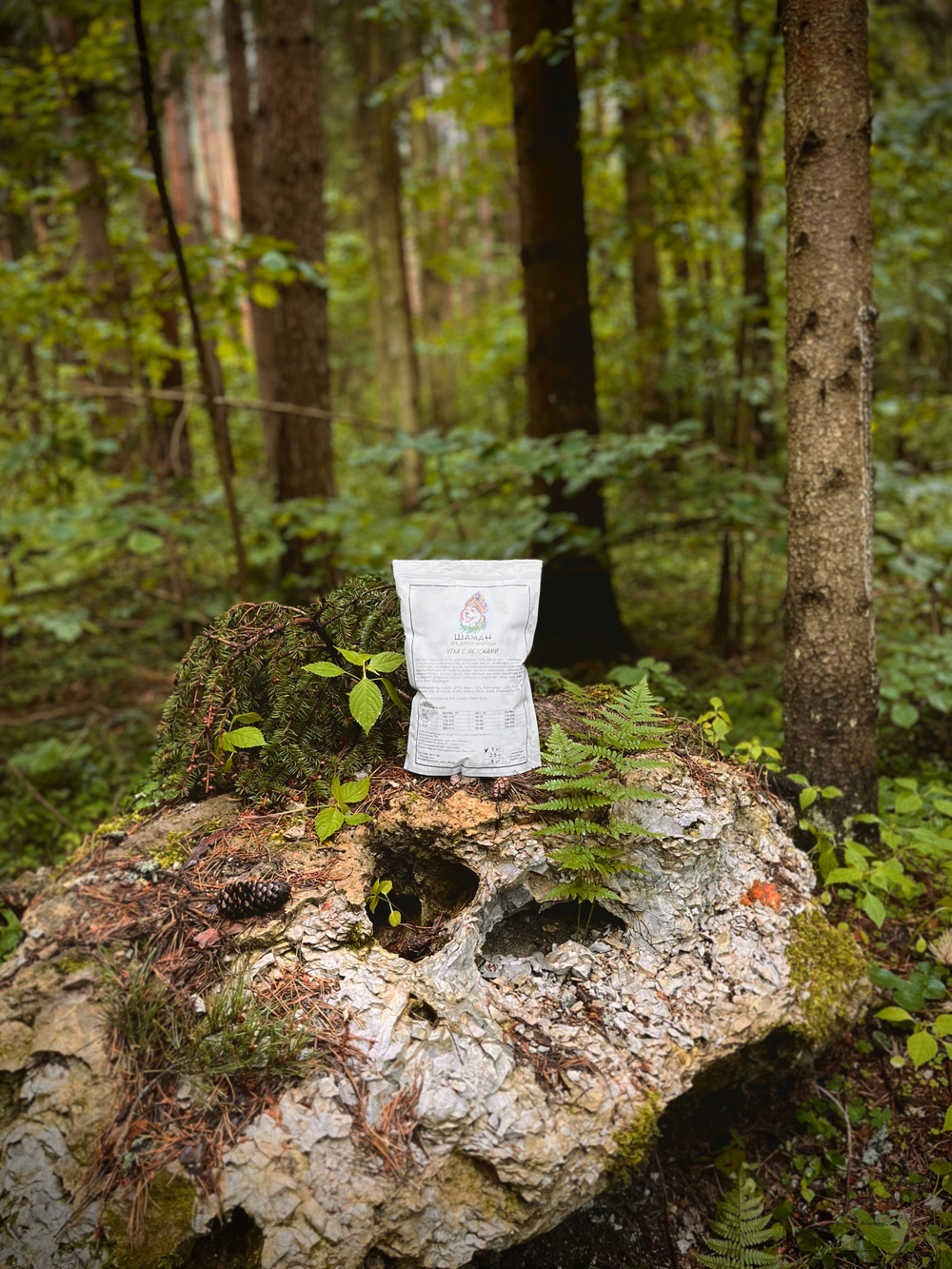 Сухой корм SHAMAN "Дух дикой природы" Утка с яблоками 1 кг; мелкая гранула; для взрослых собак; Класс Холистик