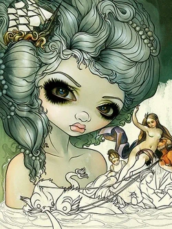 Jasmine Becket-Griffith Mermaids Coloring Book