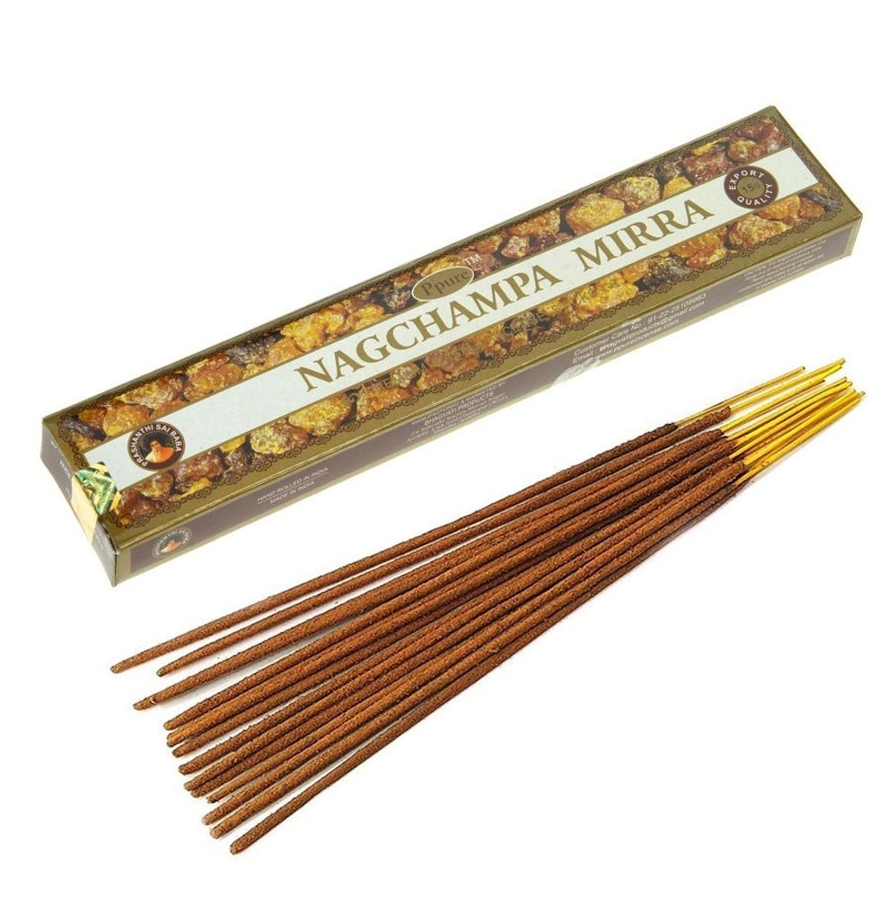 Ppure Nag Champa Myrrh Благовоние-масала Мирра, 15 г