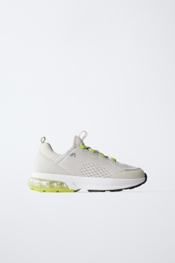 ZARA СПОРТИВНЫЕ КРОССОВКИ, СЕРЫЙ