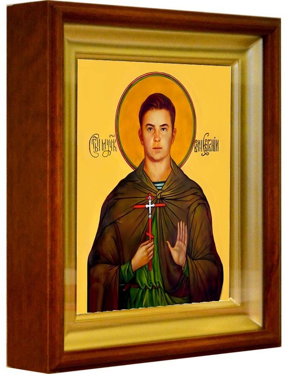 Евгений Родионов. Икона на доске в киоте