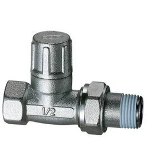 Клапан запорный 1/2 прямой под отвертку