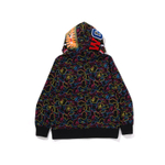 A Bathing Ape Neon Camo Shark Full Zip Худи