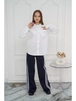 Блузка школьная для девочки оверсайз