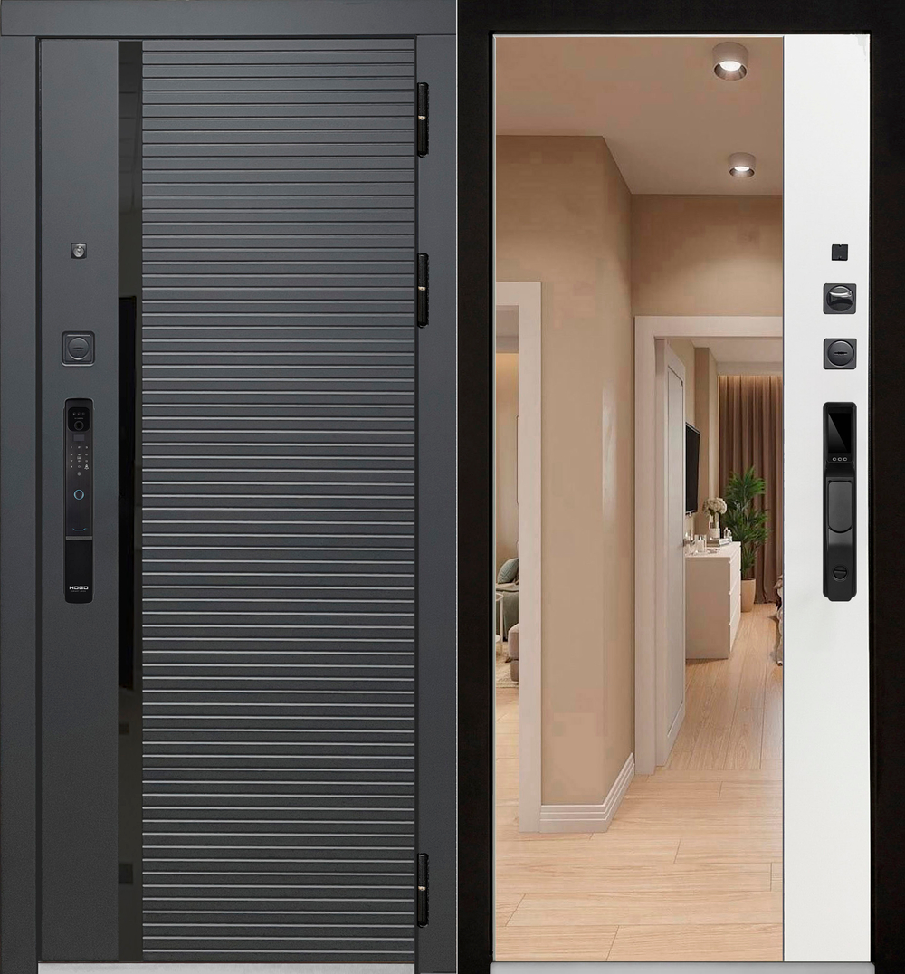 Рельеф зеркало MAX белый