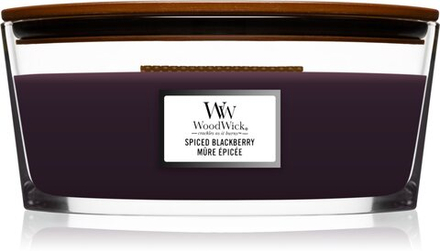 Woodwick Spiced Blackberry - ароматическая свеча с деревянным фитилем (хартвик) /   453,6  g  / GTIN 5038581057033