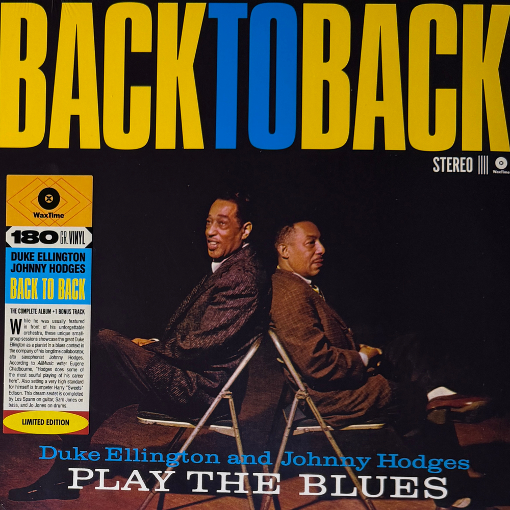 Виниловая пластинка Duke Ellington, Johnny Hodges ‎– Back To Back LP