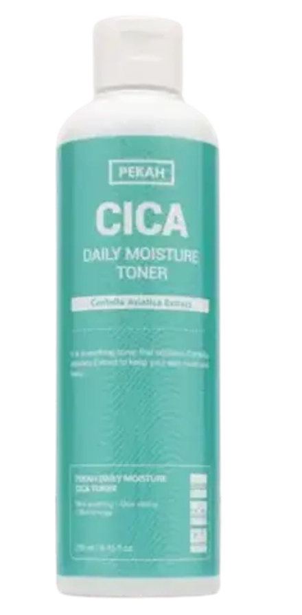 Успокаивающий тонер для лица с экстрактом центеллы азиатской PEKAH Daily Moisture Cica Toner 250 мл.