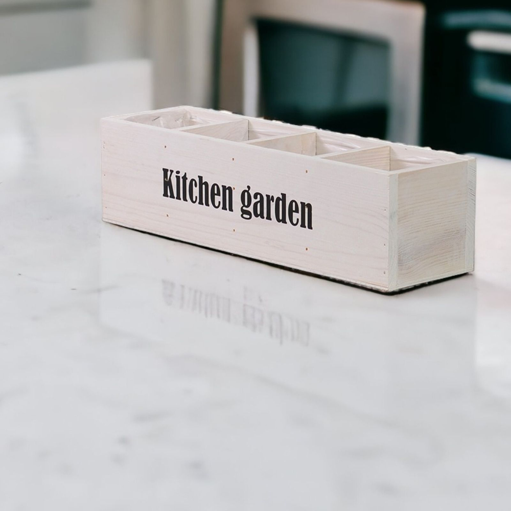 Деревянный органайзер для дома и сада Флоутард, белый