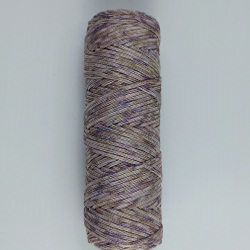 Полиэфирный шнур круглый 3 мм меланж Черничный смузи