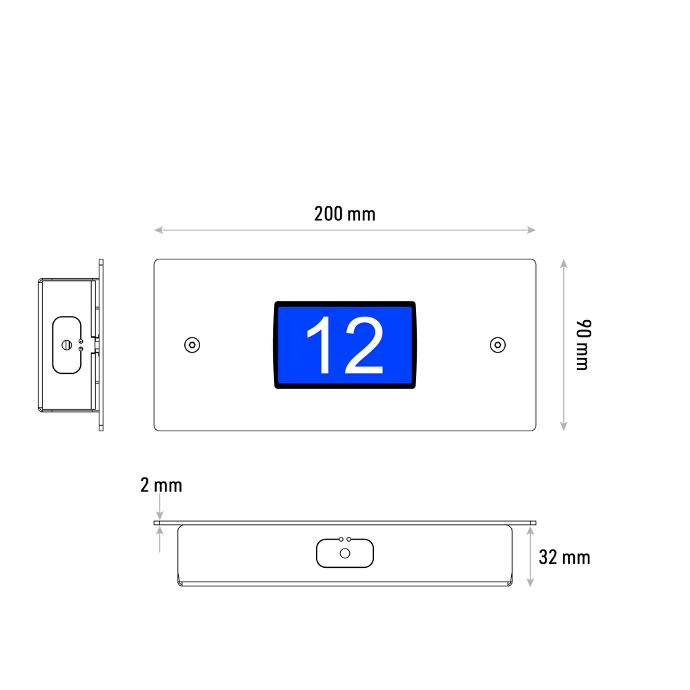Пост индикации ECLASER ЕС4030 GENEMEK.