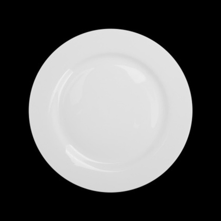 Тарелка мелкая 10'' 250мм "Chan Wave Classic" [ivory LQ-Q006]