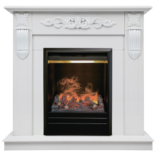 Каминокомплект Real Flame Dominica WT с очагом 3D Olympic