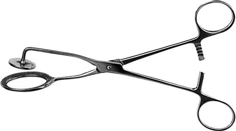 ТМ- З-55-1 Зажим д/щек и губ с круглыми губками, 188 мм (НОВОЕ ИСПОЛНЕНИЕ)