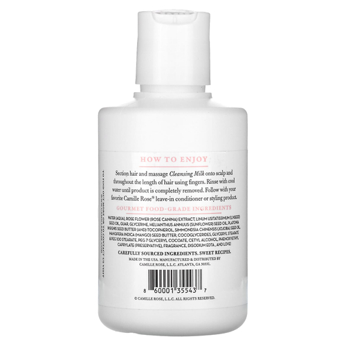 Camille Rose, очищающее молочко, с розовым вкусом, 240 мл (8 жидк. унций)