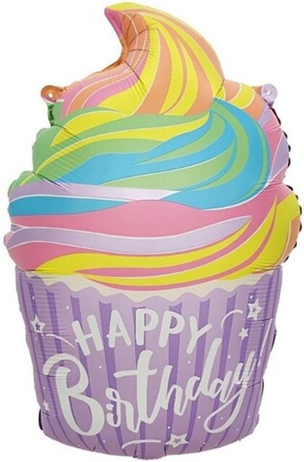 Фигура "Фиолетовый кекс Happy Birthday"