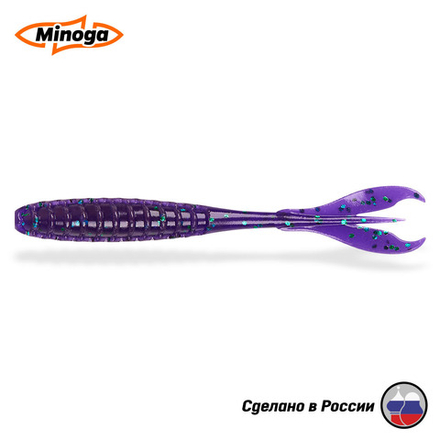Силиконовая приманка "Minoga" PULSAR 6,0"(4шт) 152мм, 10 гр, цвет 007