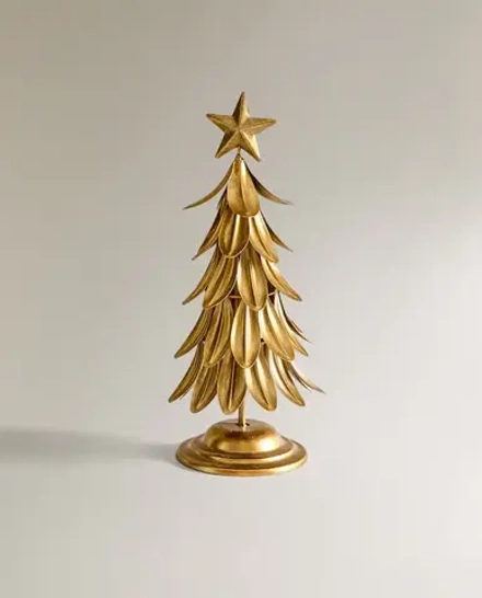 ZARA HOME МЕТАЛЛИЧЕСКАЯ ФИГУРКА В ФОРМЕ РОЖДЕСТВЕНСКОЙ ЕЛКИ