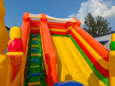 Коммерческий надувной батут «Смайлик», 8*4*4,5 м