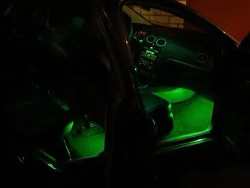 Светодиодная LED лента для автомобиля и дома IP65 12V 30см красная водонепроницаемая на самоклеющейся основе