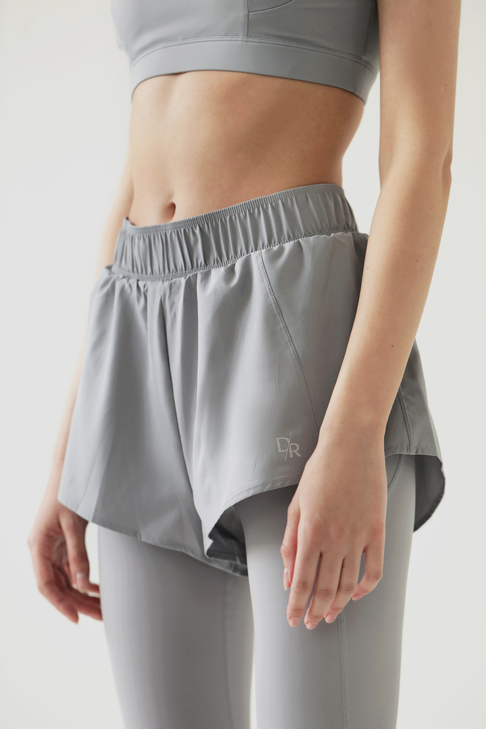 Лосины Active Leggings 2 в 1 in Grey