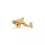 Серьги из жёлтого золота 18k с бриллиантами , Tiffany 💠T smile New