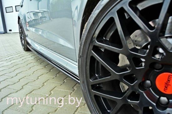 Сплиттеры накладок на пороги для AUDI RS3 8VA Sportback (15-...)