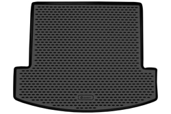 Коврик в багажник для формованный HYUNDAI Santa Fe V (MX5) 2023-, 7 мест, длинный (3-й ряд сложен), 1шт. (полиуретан) ELEMENTAN0687L13