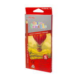 Карандаши цветные Yalong 12 цв., "Illustration" деревянные, трехгранные, заточенные, грифель 2.8 мм, картон. уп., европод.