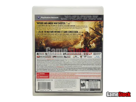 PS3 Spec Ops The Line BLUS-30531F