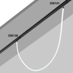 359138 KONST NT23 144 черный Трековый светильник для низковольтного шинопровода FLUM IP20 LED 4000К 14W 48V 1400Лм RAMO