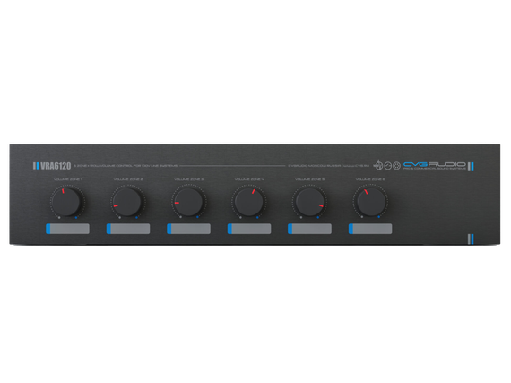 CVGAUDIO VRA-6120 шестиканальный, 2U-рэковый, 11-позиционный регулятор громкости