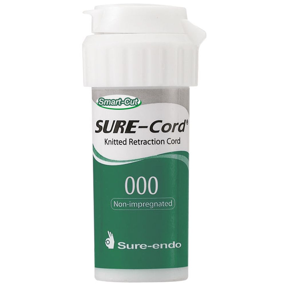 Sure-cord #000 БЕЗ пропитки (254см) Шуре Корд №000, ретракционная нить десневая
