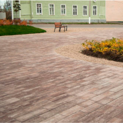 Тротуарная плитка СТОУНВУД - Венге, комплект из 4 видов плит