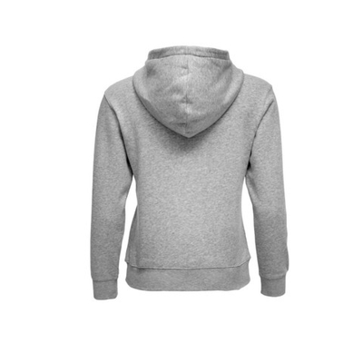 Женская Кофта теннисная Björn Borg Hood W BB Logo - light grey melange