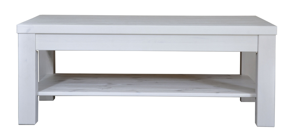 Журнальный столик, 120х74х47, Мэдисон, кофейный, для гостиной, деревянный, белый, Dipriz