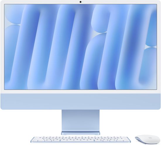 Apple iMac 24" Retina 4,5K, M4 2024 (10C CPU, 10C GPU), 16 Гб, SSD 1 Тб, голубой