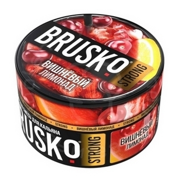 Бестабачная смесь для кальяна BRUSKO, 250 г, Вишневый лимонад, Strong (М)