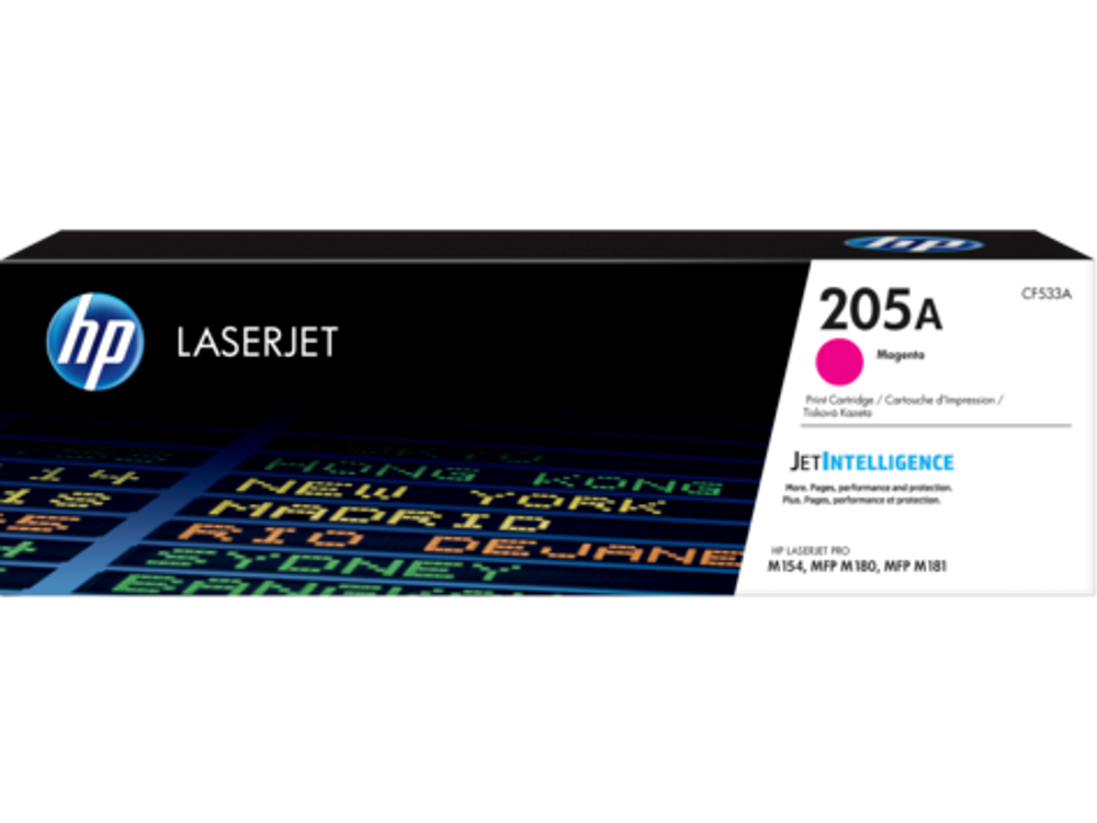 Картридж лазерный HP CF533A, LaserJet 205A, пурпурный