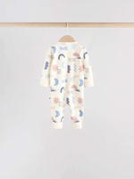 Комбинезон / Слип для малышей Next AW3-046, 4 шт., Синий, Молочный