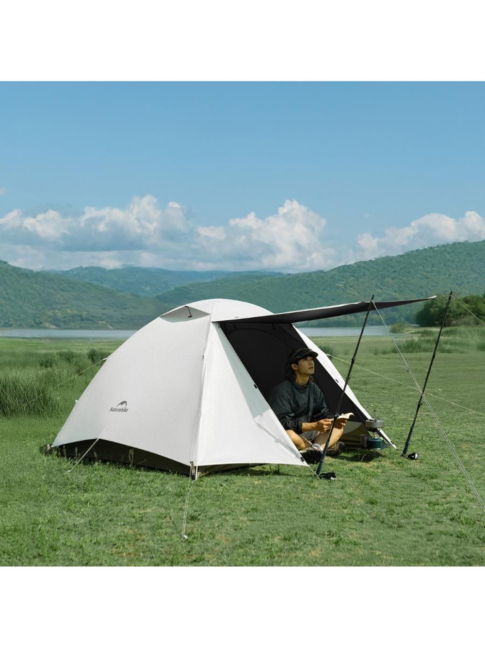 Палатка Naturehike Yunchuan-Pro 4 Seasons CNK2300ZP024 трехместная сверхлегкая коричневый