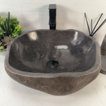 Раковина из речного камня RS-65253 48*42*16 0856